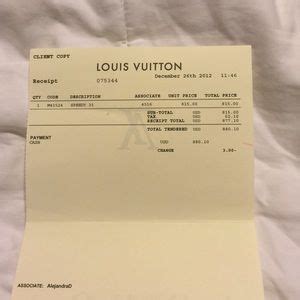 fake louis vuitton receipt template|louis vuitton wallet receipt template.